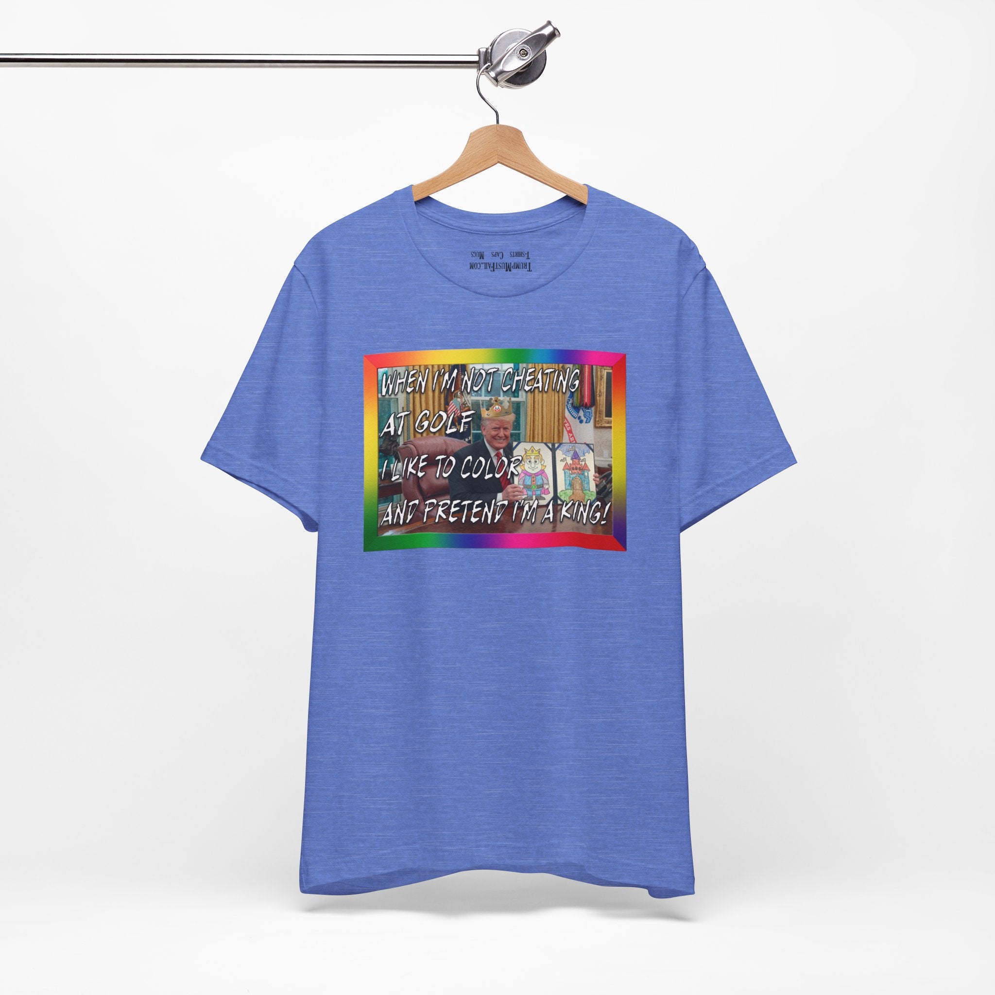 COLORING BOOK KING T-shirt/heather columbia blue