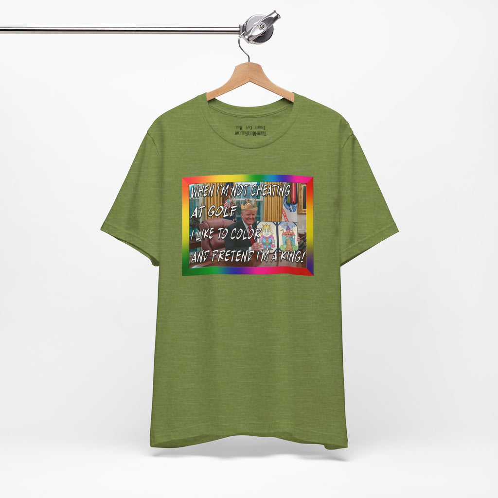 COLORING BOOK KING T-shirt/heather green