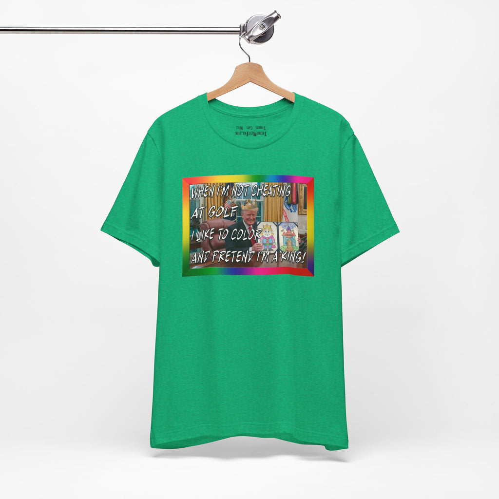 COLORING BOOK KING T-shirt/heather kelly