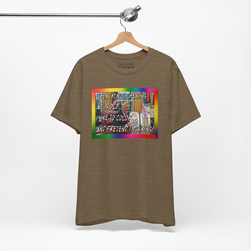 COLORING BOOK KING T-shirt/heather olive