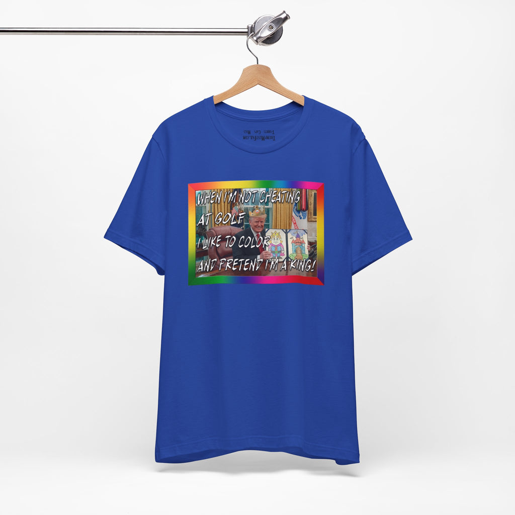 COLORING BOOK KING T-shirt/true royal