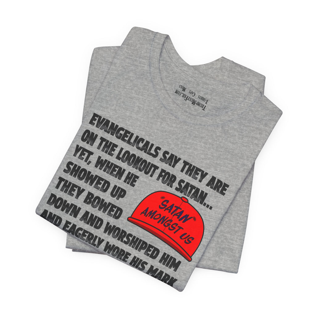 EVANGELICALS T-SHIRT/ATHLETIC GREY