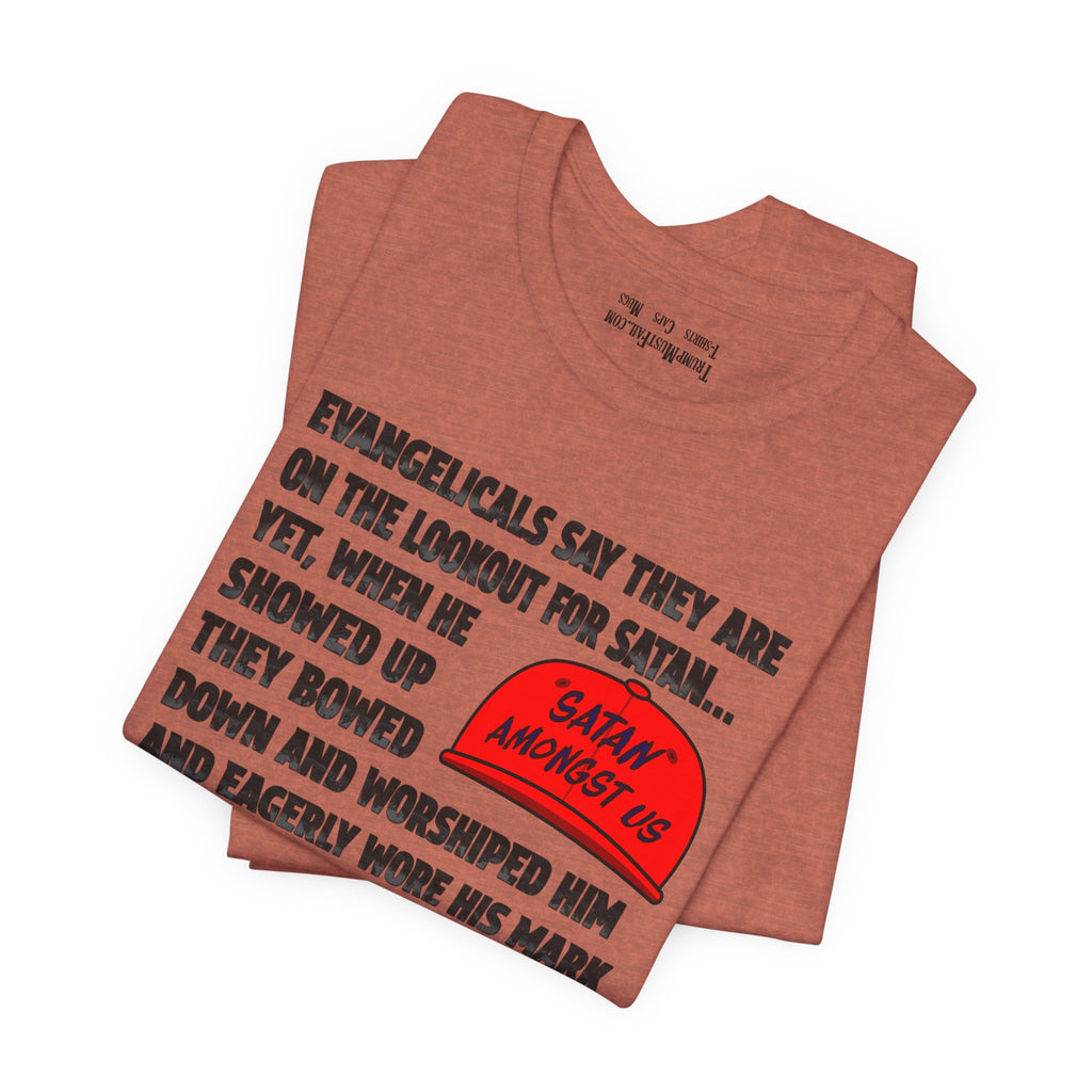 EVANGELICALS T-SHIRT/HEATHER CLAY