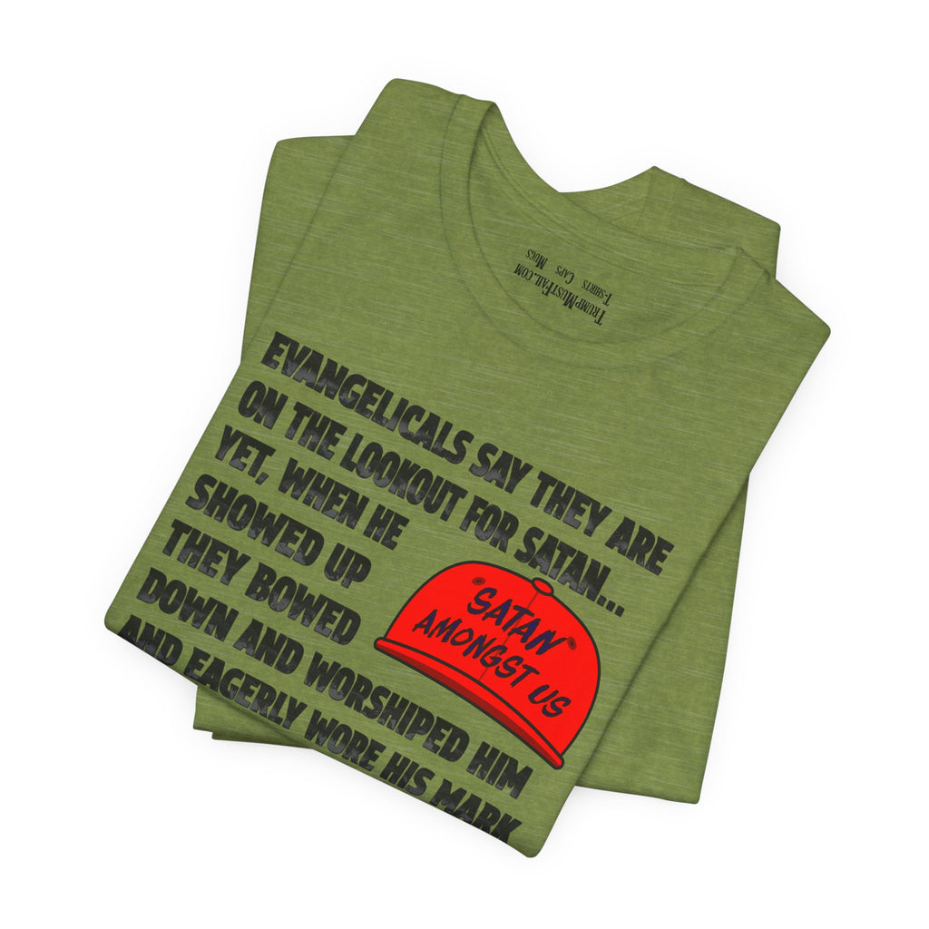 EVANGELICALS T-SHIRT/HEATHER GREEN