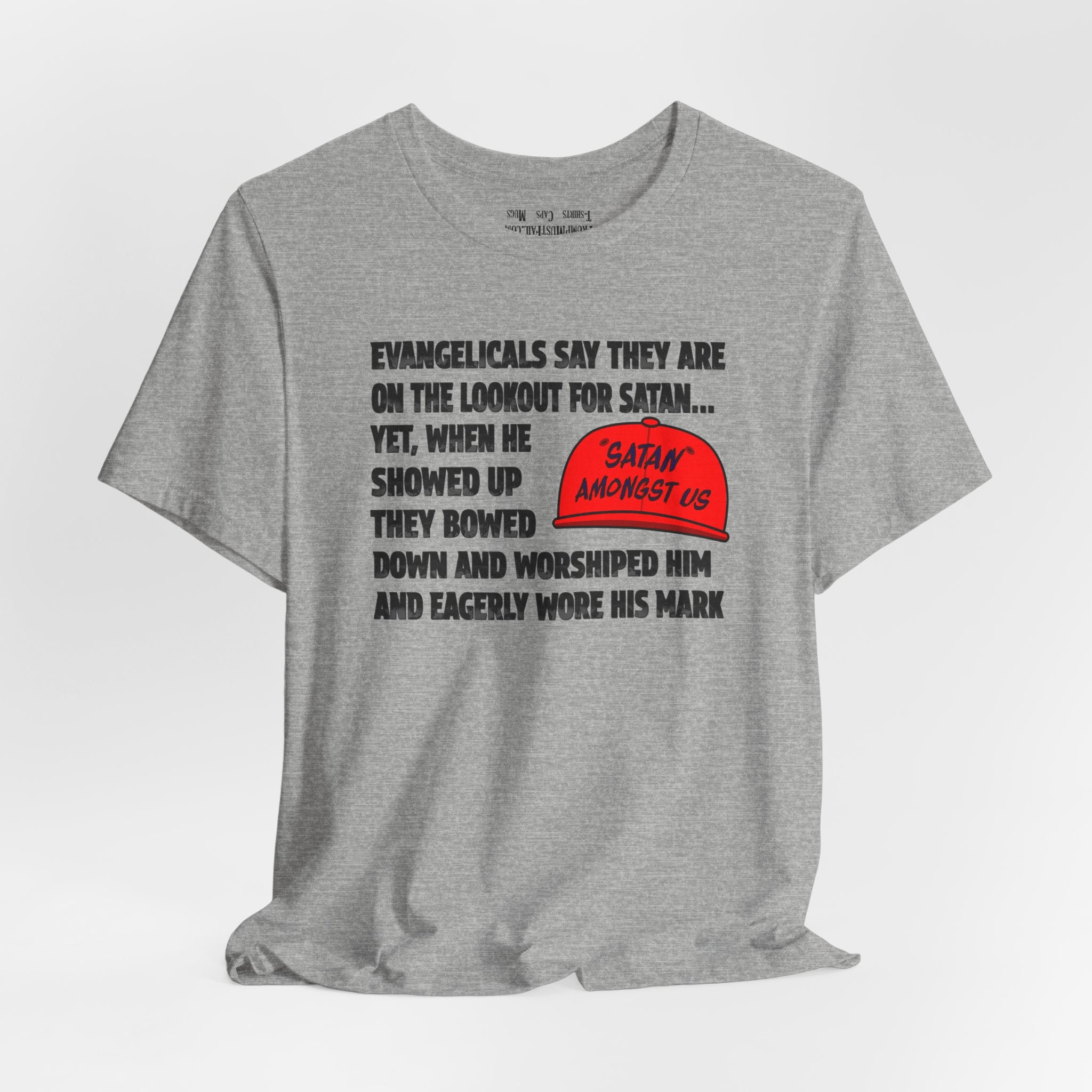 EVANGELICALS T-SHIRT/ATHLETIC GREY