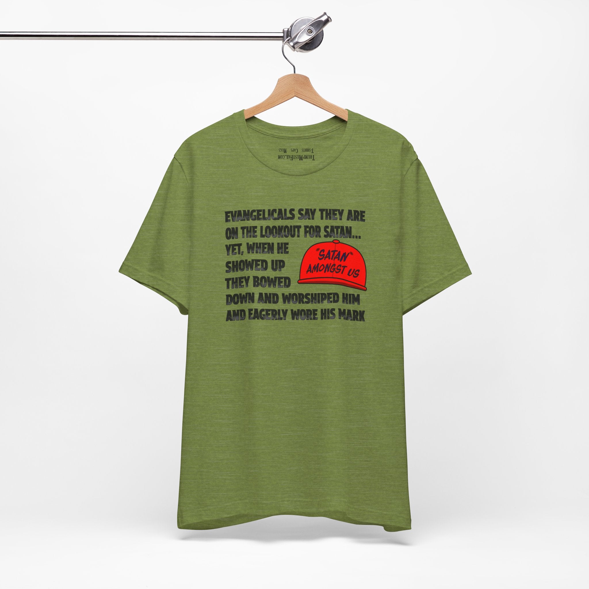 EVANGELICALS T-SHIRT/HEATHER GREEN
