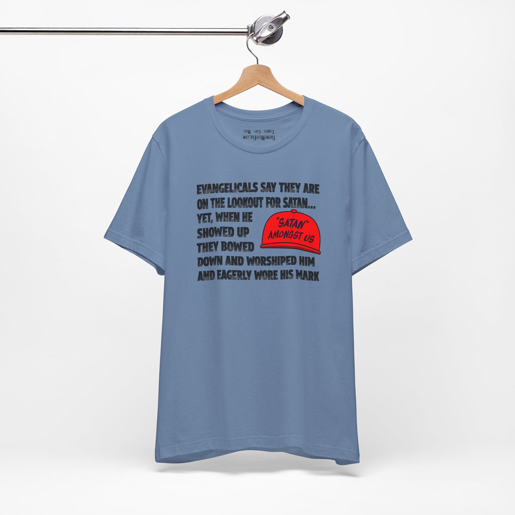 EVANGELICALS T-SHIRT/STEEL BLUE