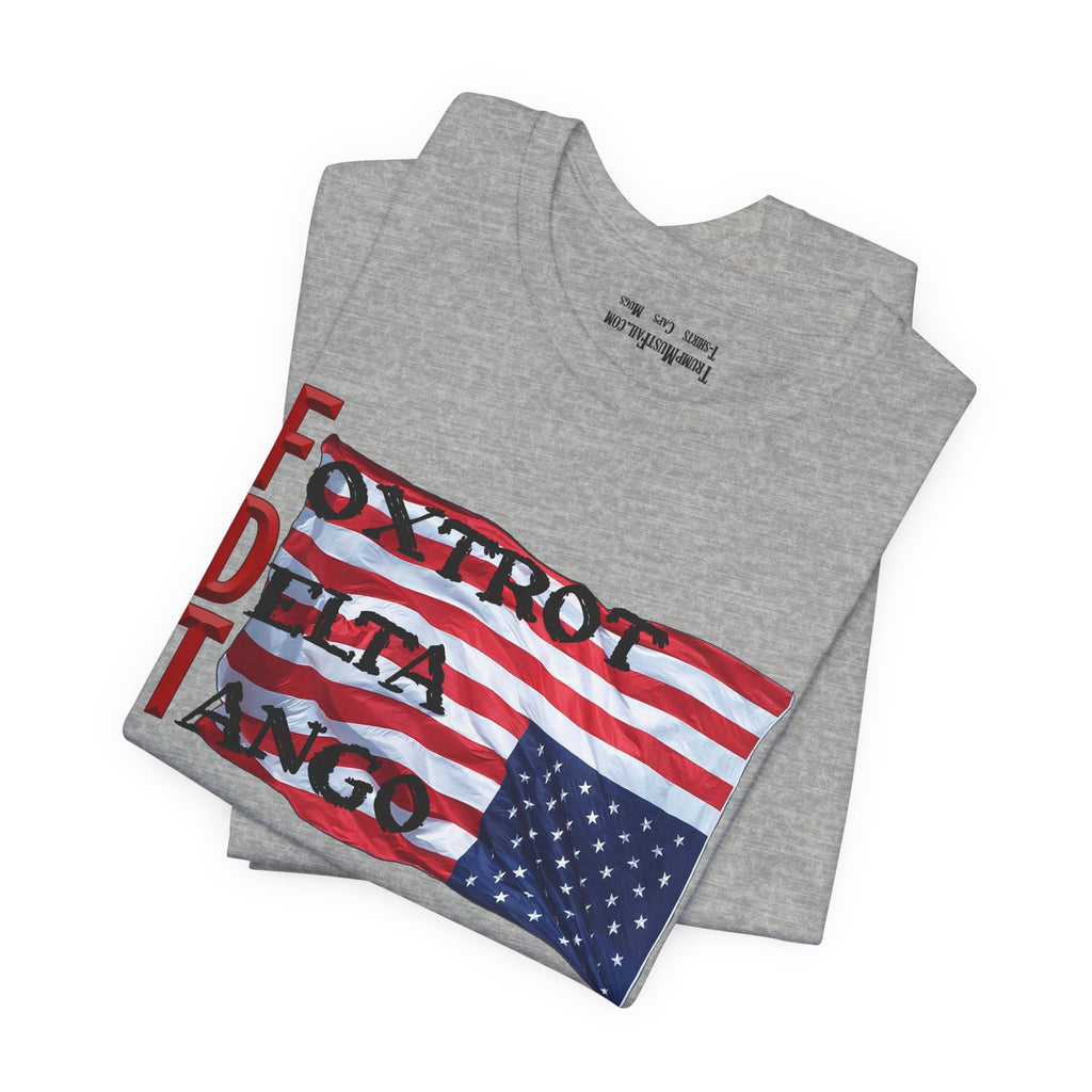 FOXTROT DELTA TANGO 2 T-SHIRT/ATHLETIC HEATHER
