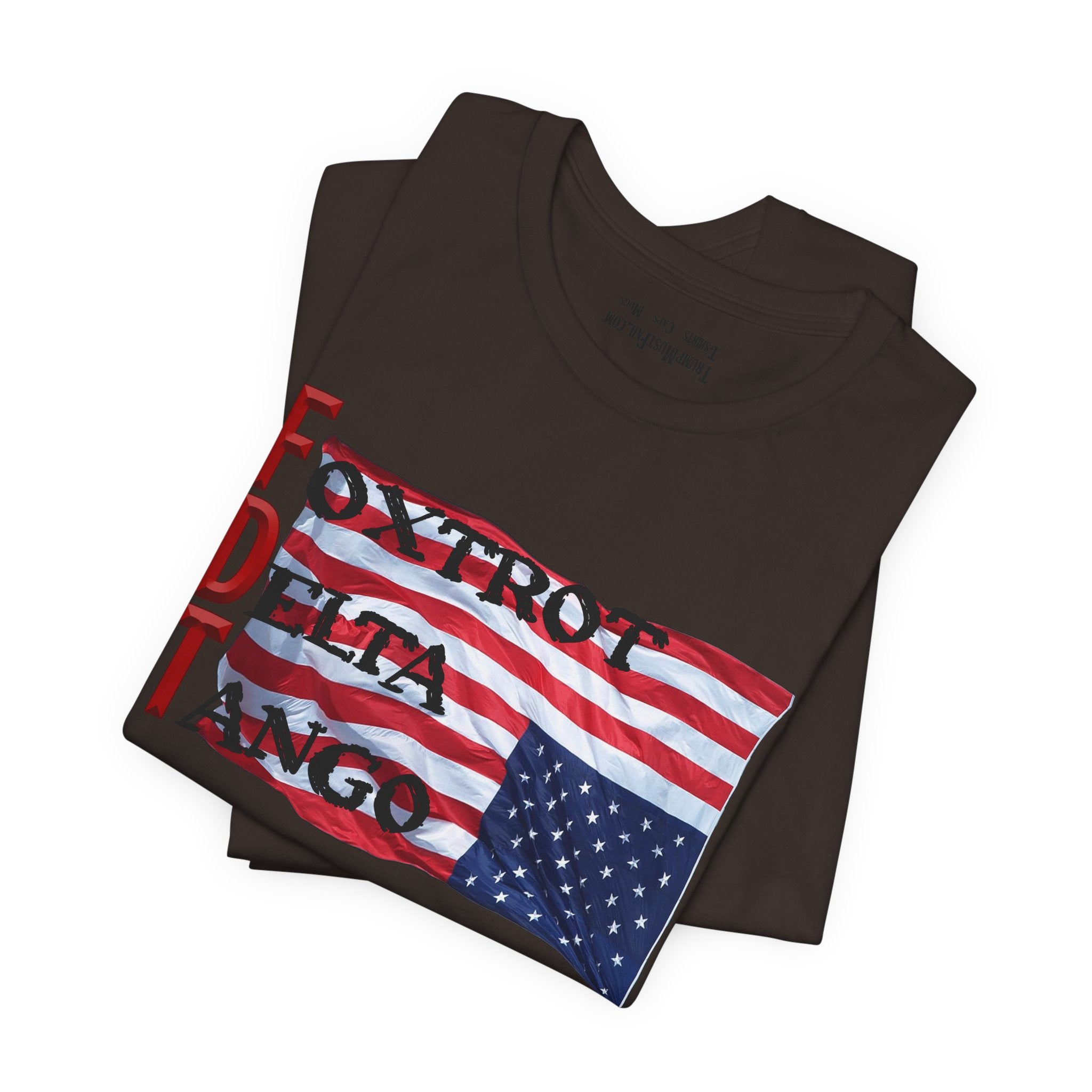 FOXTROT DELTA TANGO 2 T-SHIRT/BROWN