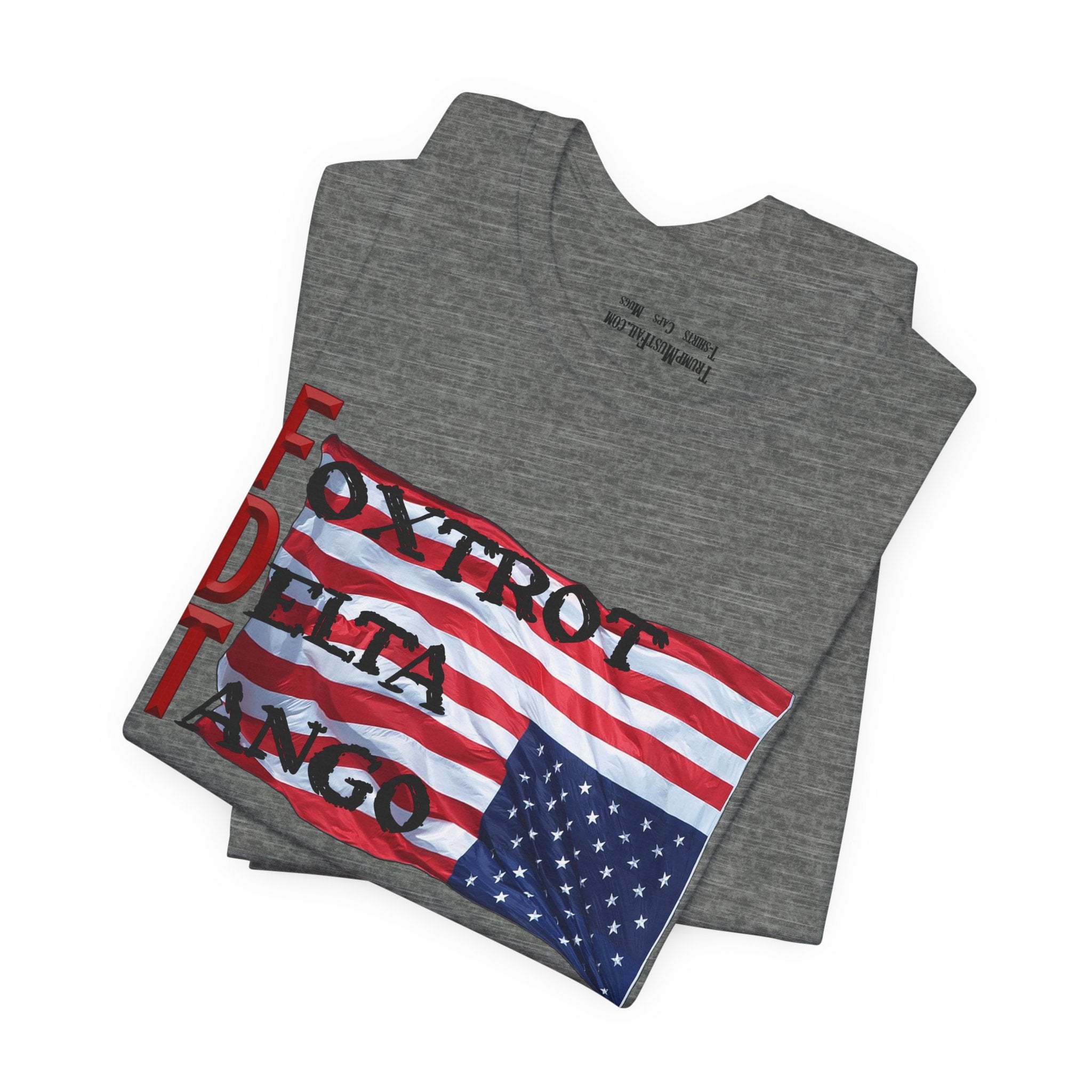 FOXTROT DELTA TANGO 2 T-SHIRT/DEEP HEATHER