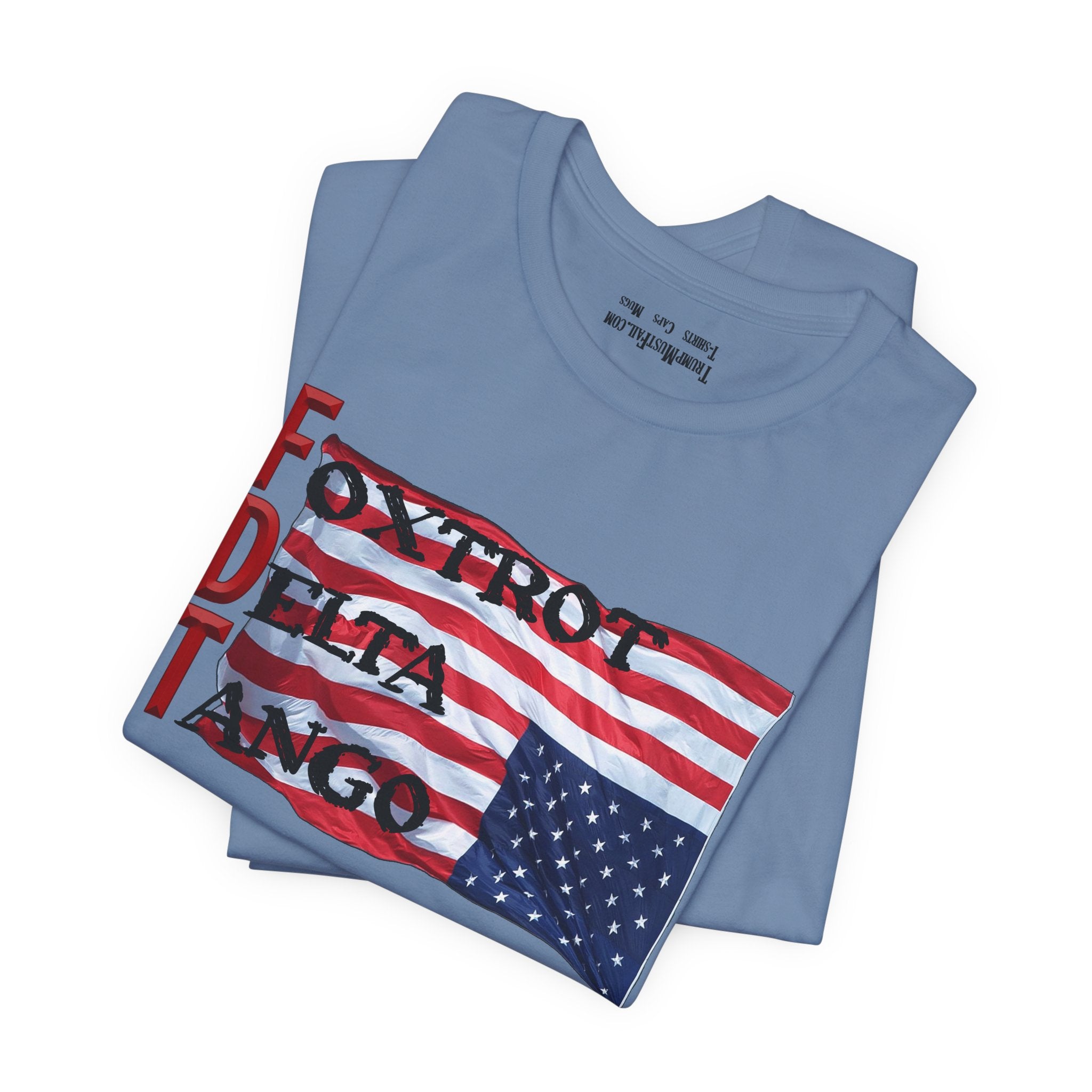 FOXTROT DELTA TANGO 2 T-SHIRT/STEEL BLUE