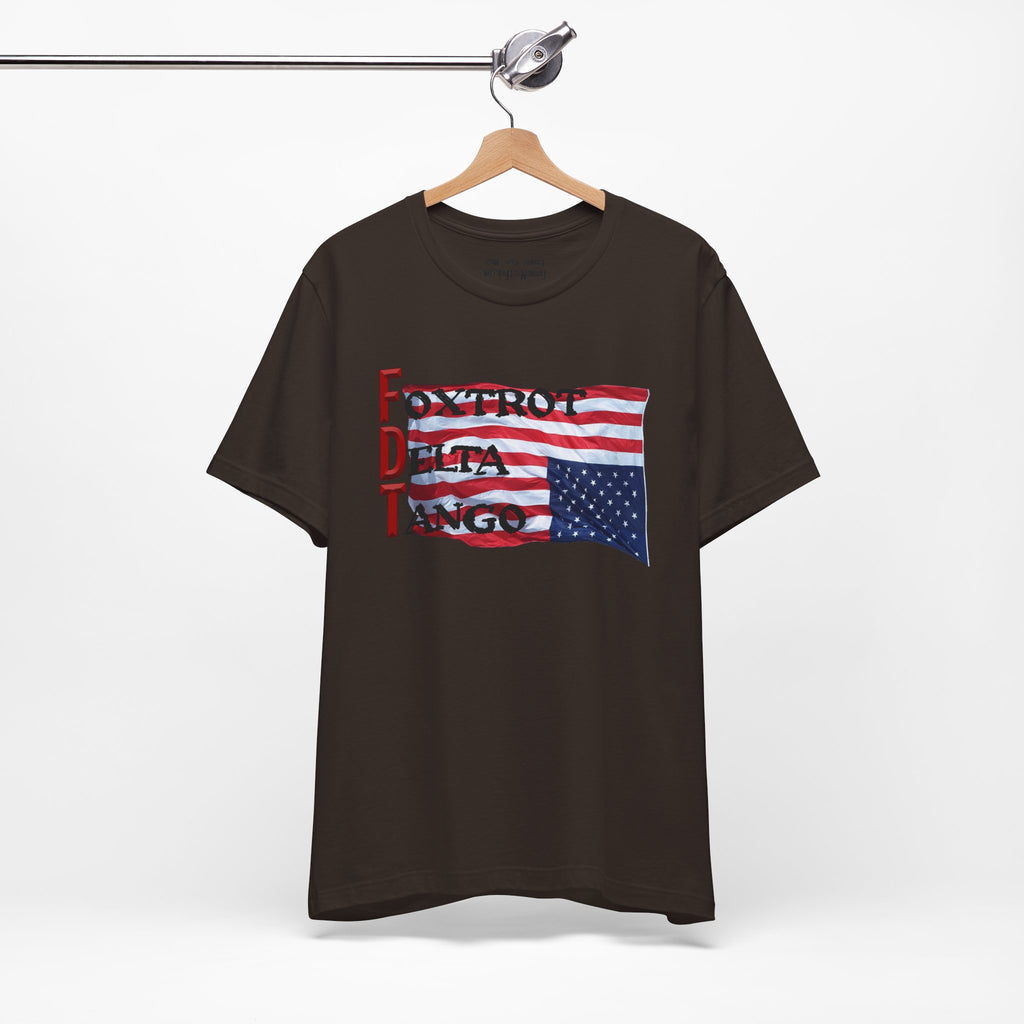 FOXTROT DELTA TANGO 2 T-SHIRT/BROWN