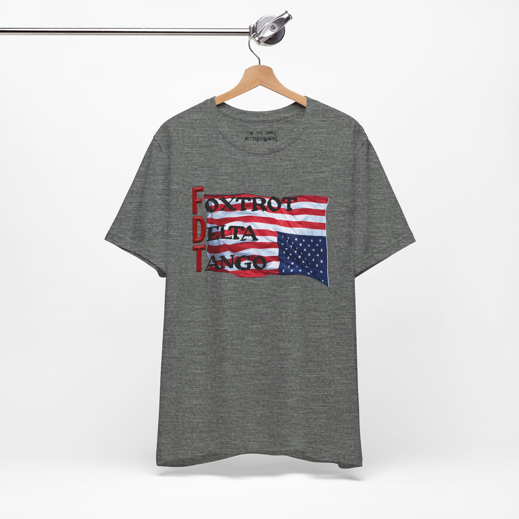 FOXTROT DELTA TANGO 2 T-SHIRT/DEEP HEATHER