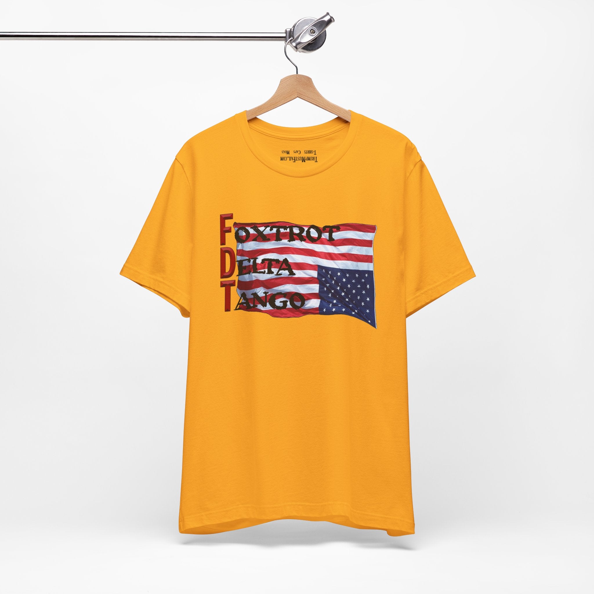 FOXTROT DELTA TANGO 2 T-SHIRT/GOLD
