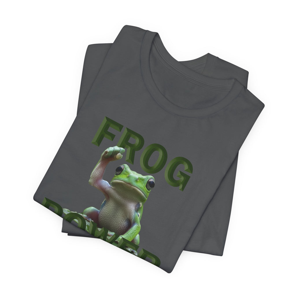 FROG POWER T-SHIRT/ASPHALT