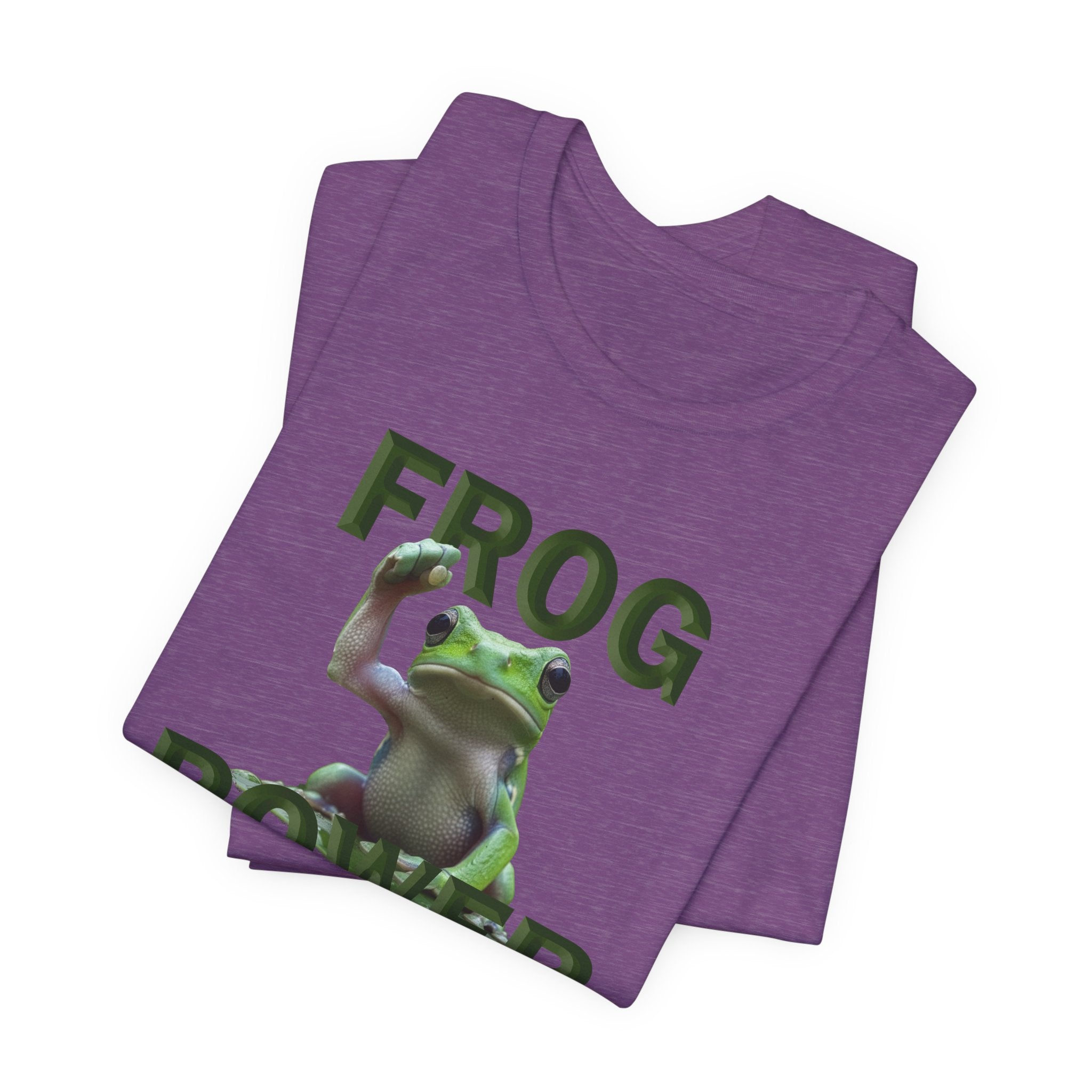 FROG POWER T-SHIRT/HEATHER TEAM PURPLE
