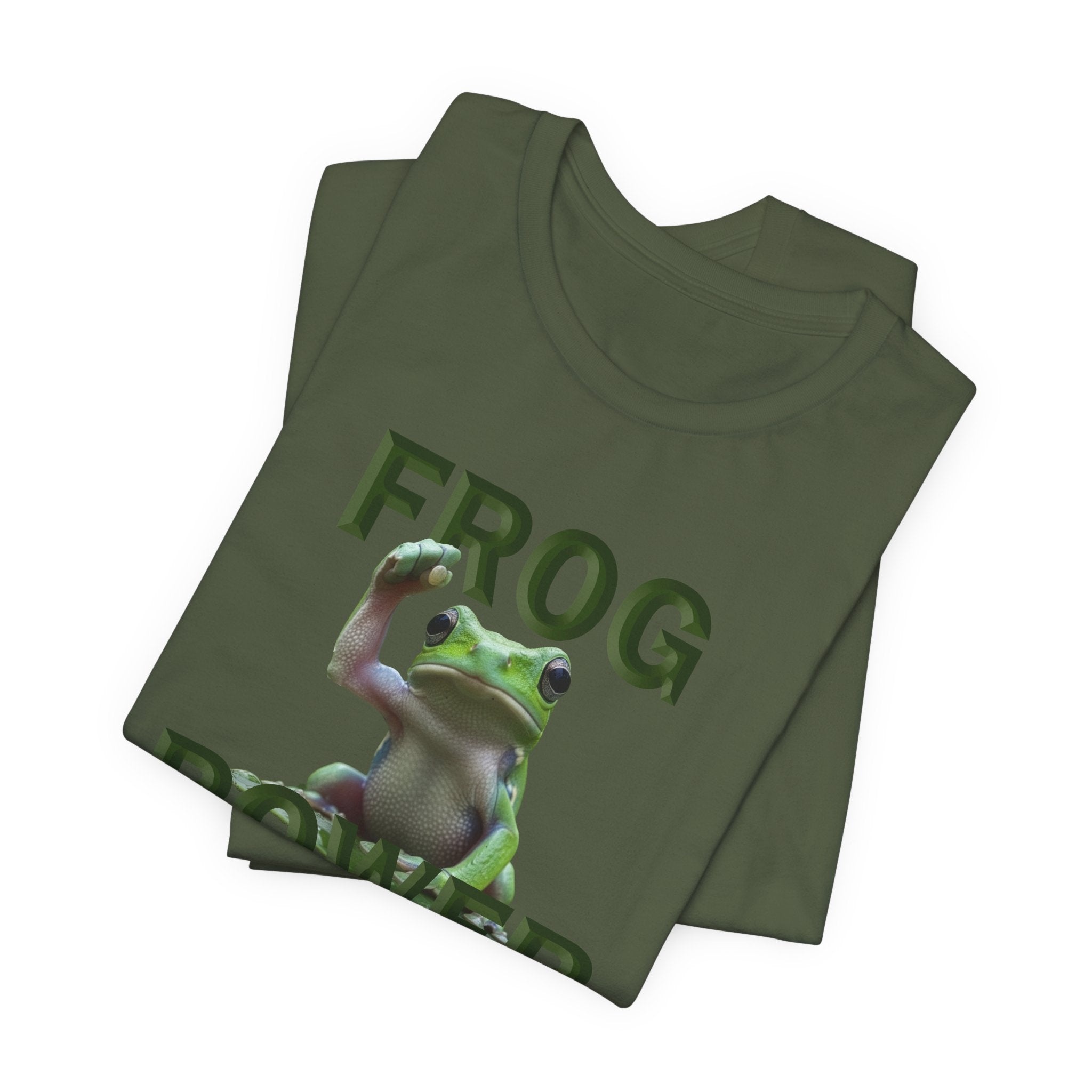 FROG POWER T-SHIRT/MILITARY GREEN