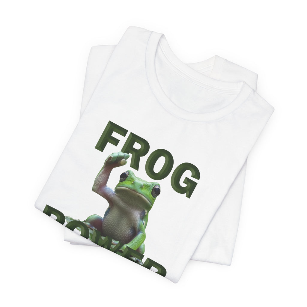 FROG POWER T-SHIRT/WHITE