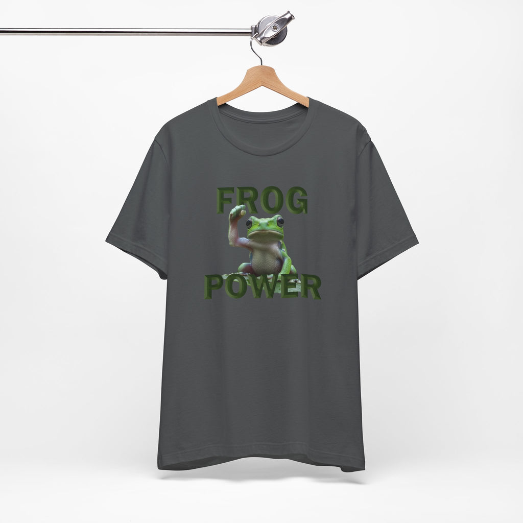 FROG POWER T-SHIRT/ASPHALT