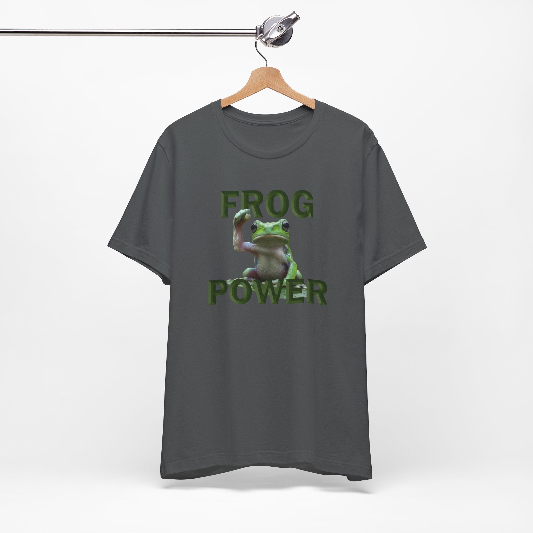 FROG POWER T-SHIRT/ASPHALT