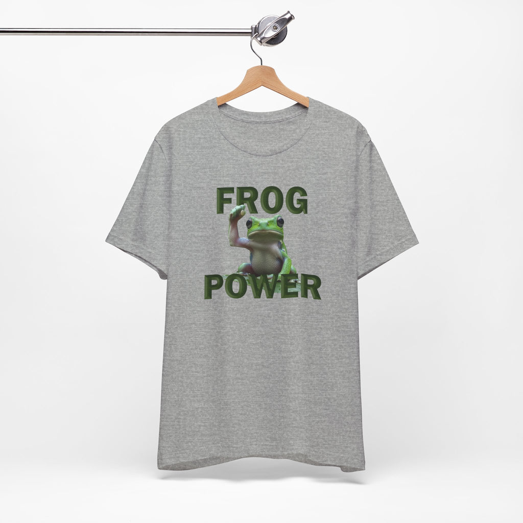 FROG POWER T-SHIRT/ATHLETIC HEATHER