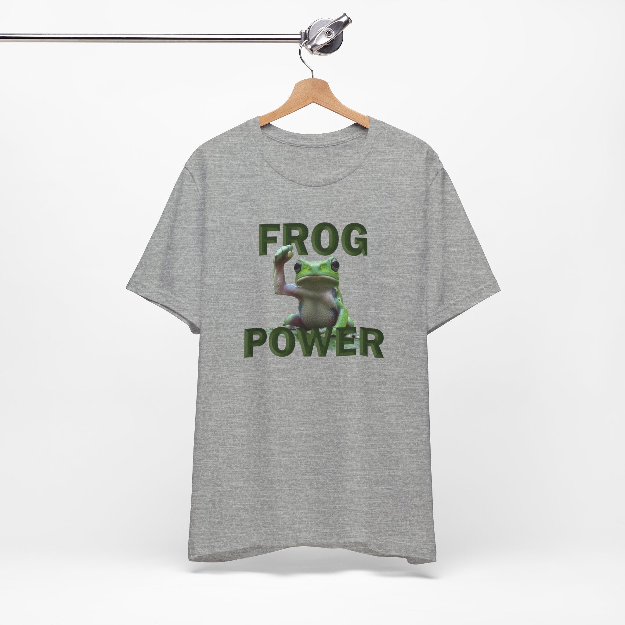 FROG POWER T-SHIRT/ATHLETIC HEATHER