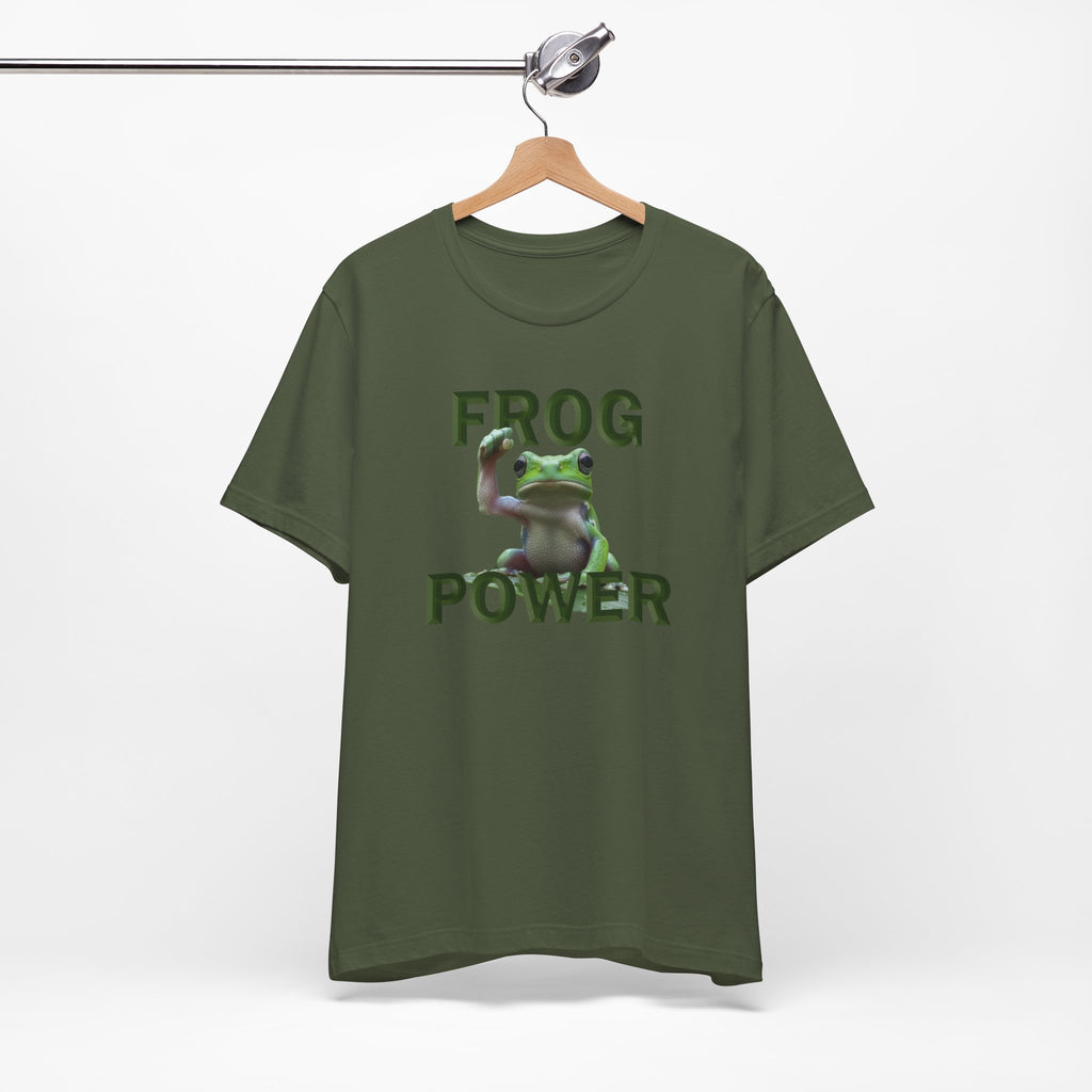 FROG POWER T-SHIRT/MILITARY GREEN
