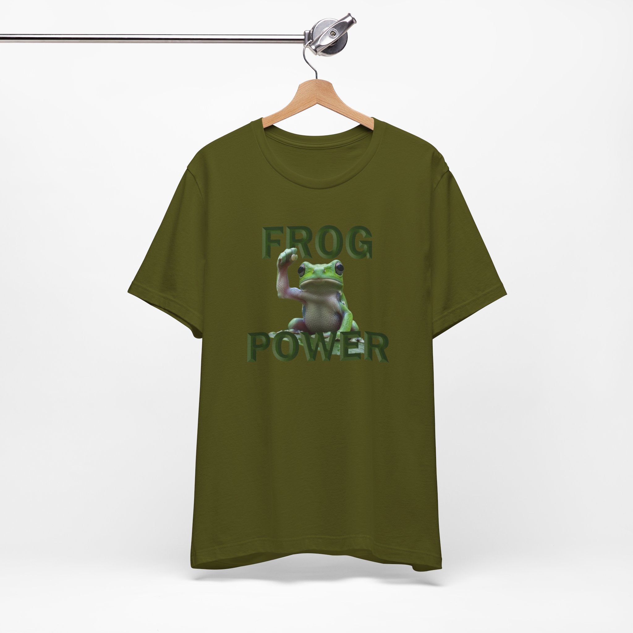 FROG POWER T-SHIRT/OLIVE