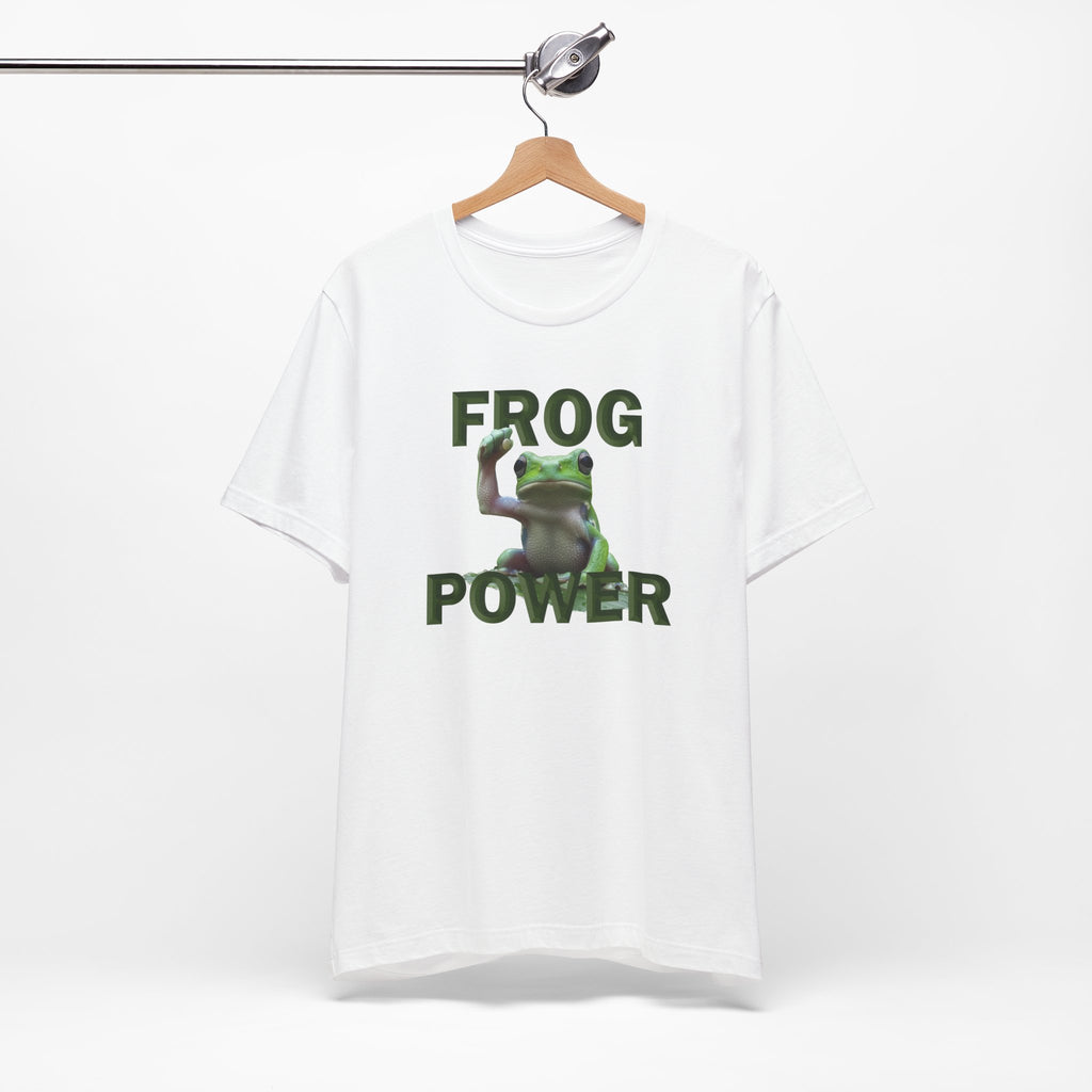 FROG POWER T-SHIRT/WHITE