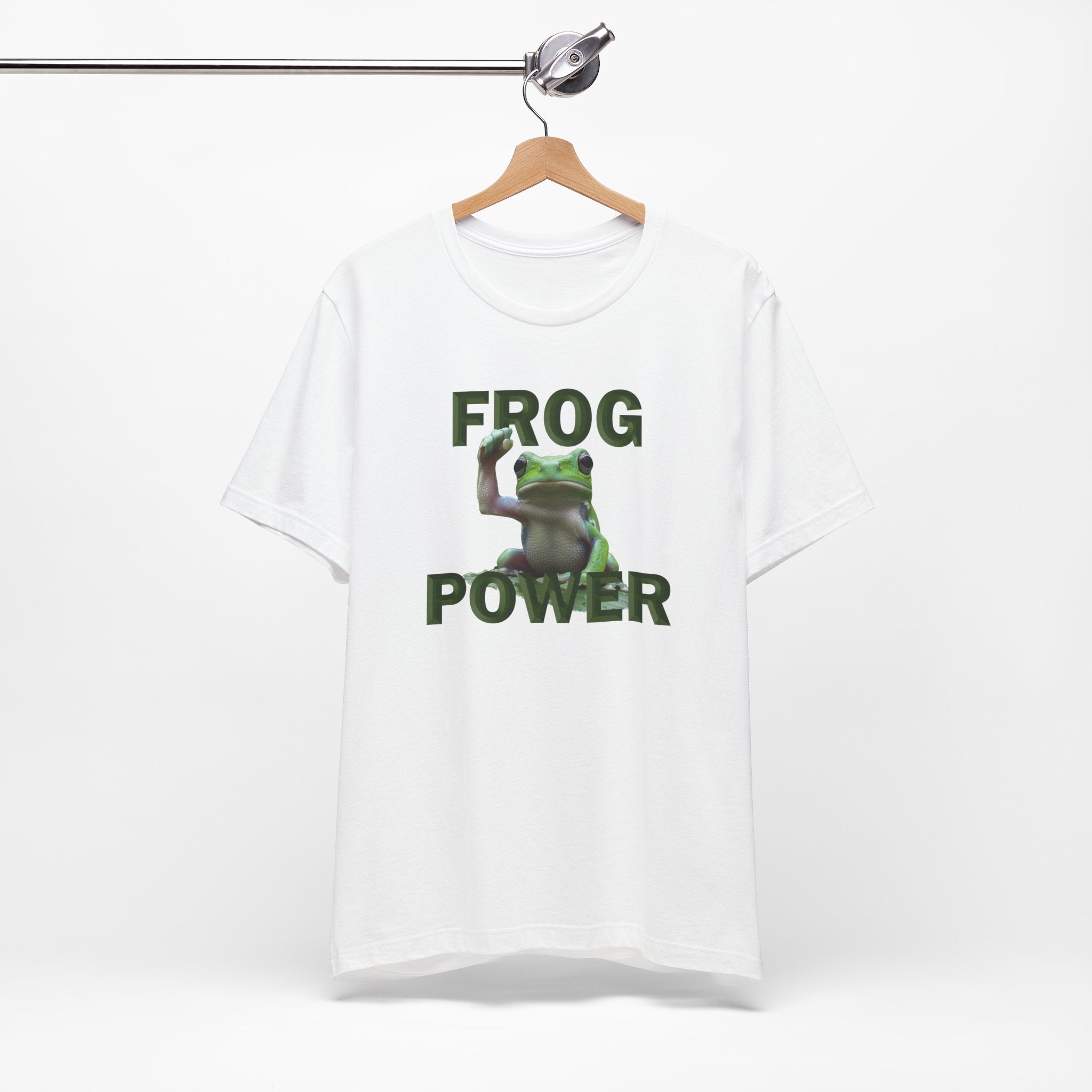 FROG POWER T-SHIRT/WHITE