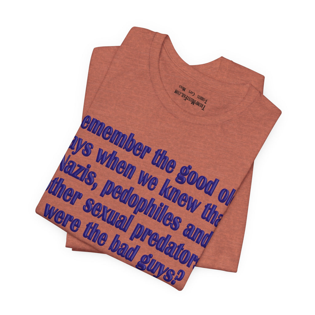 GOOD OLD DAYS T-SHIRT/HEATHER CLAY