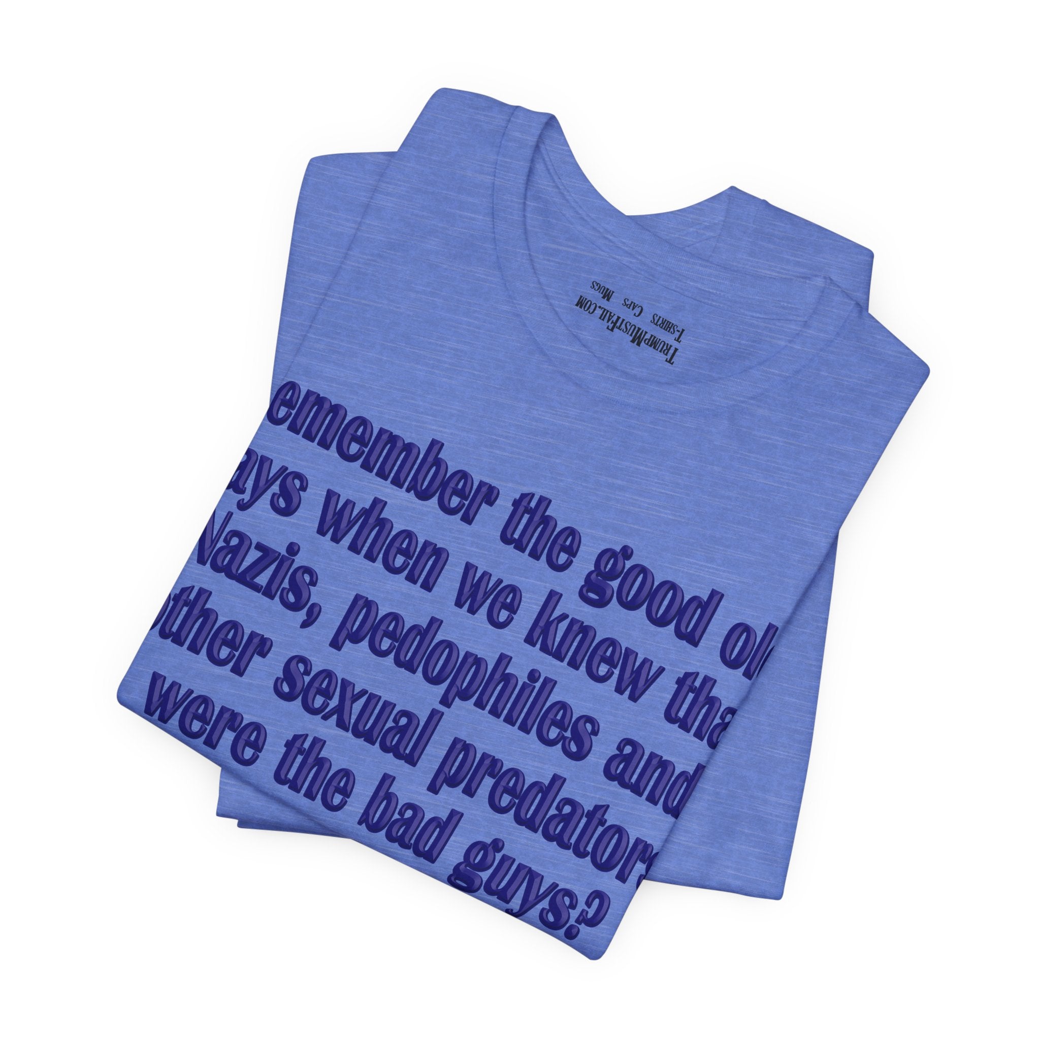 GOOD OLD DAYS T-SHIRT/HEATHER COLUMBIA BLUE
