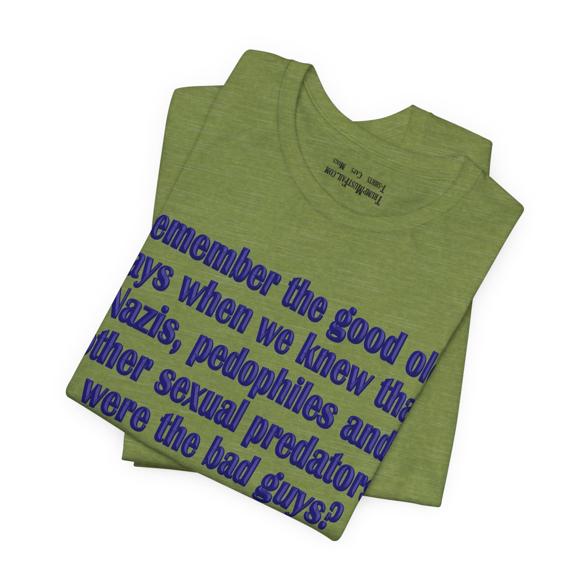 GOOD OLD DAYS T-SHIRT/HEATHER GREEN