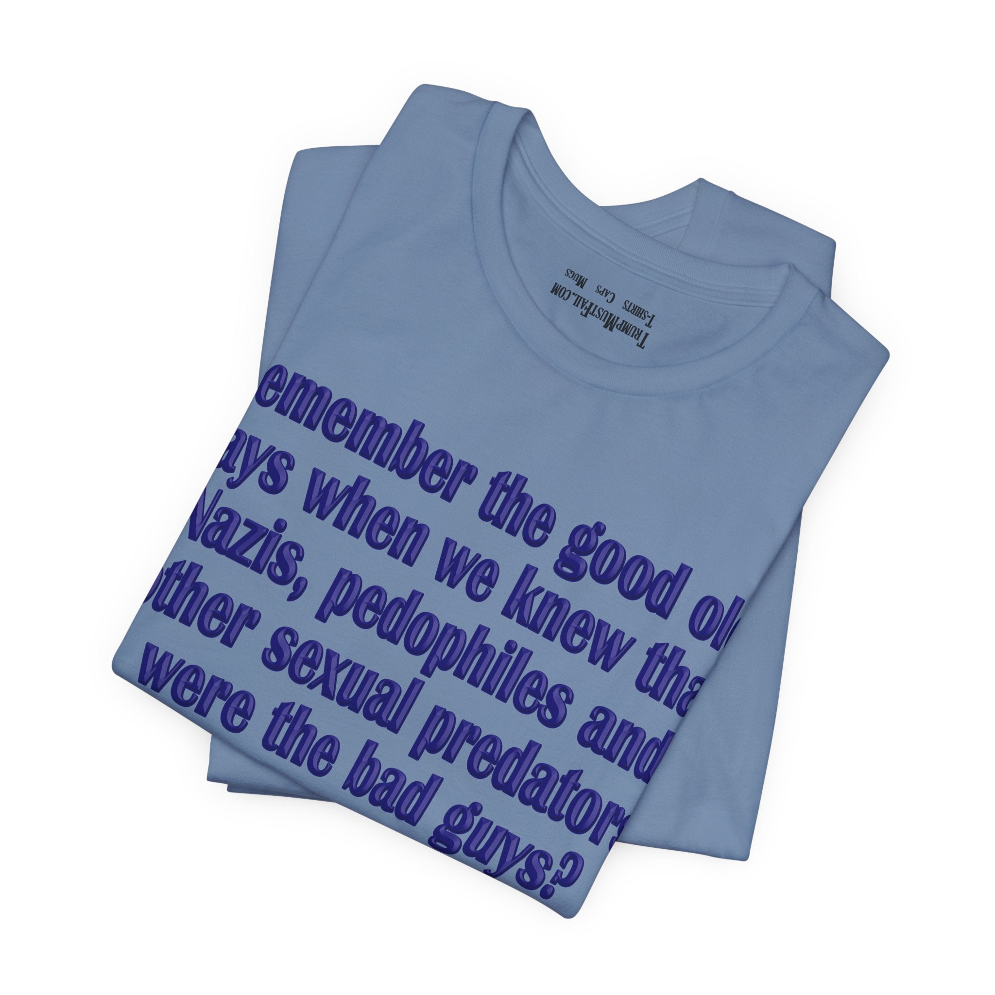 GOOD OLD DAYS T-SHIRT/STEEL BLUE