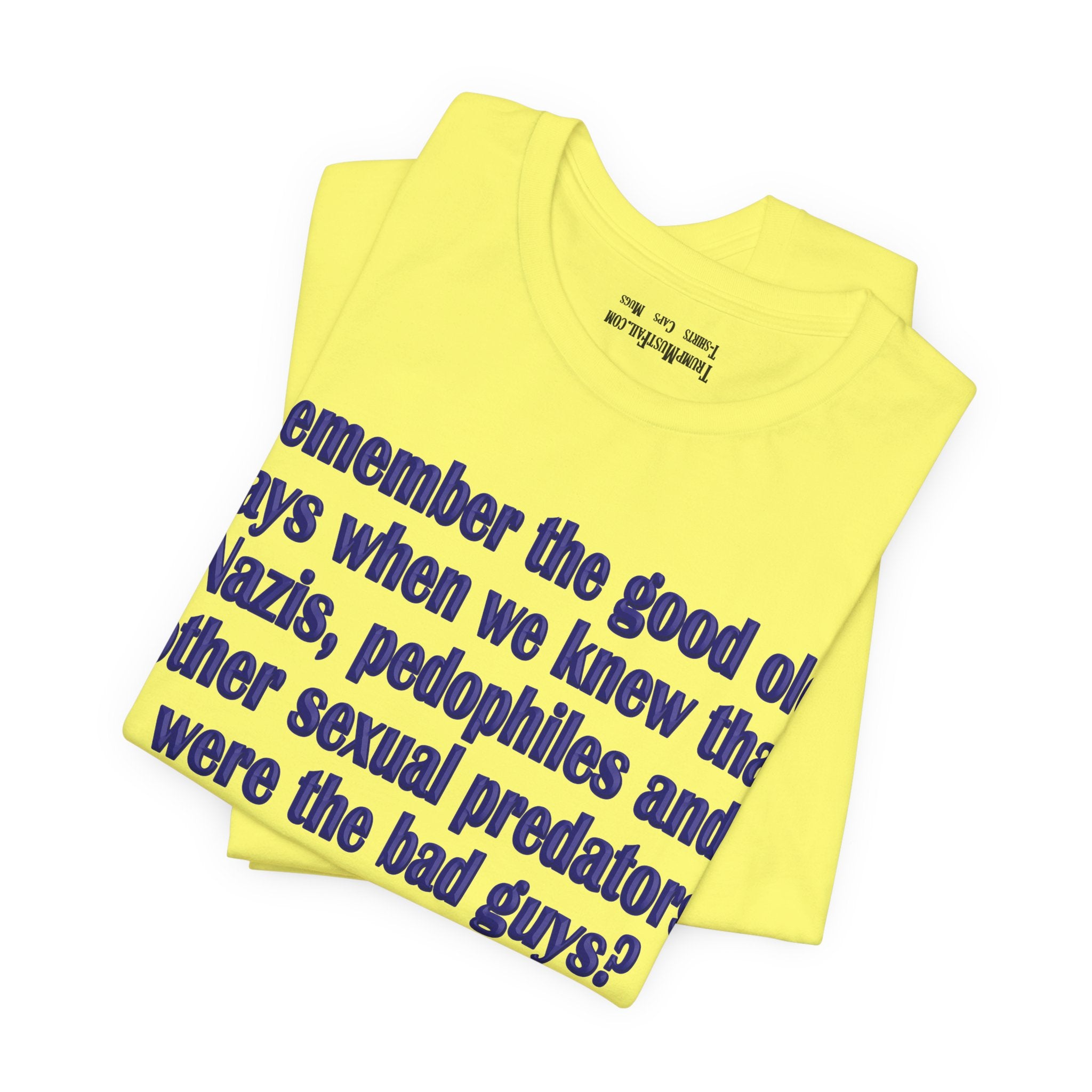 GOOD OLD DAYS T-SHIRT/YELLOW