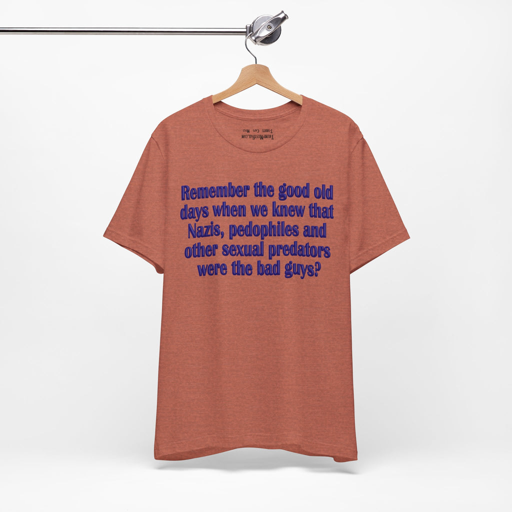 GOOD OLD DAYS T-SHIRT/HEATHER CLAY