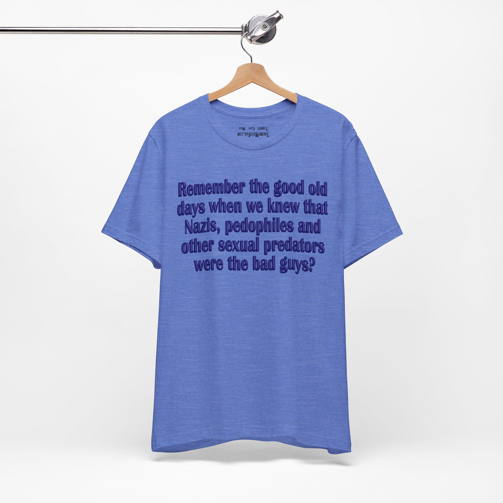 GOOD OLD DAYS T-SHIRT/HEATHER COLUMBIA BLUE