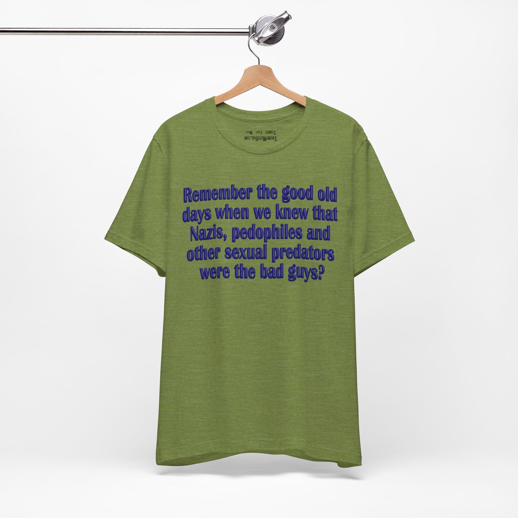 GOOD OLD DAYS T-SHIRT/HEATHER GREEN