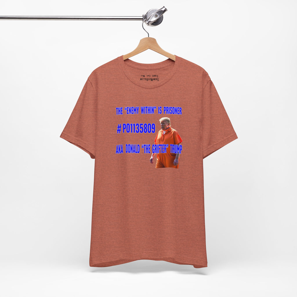 GRIFTER T-SHIRT/HEATHER CLAY