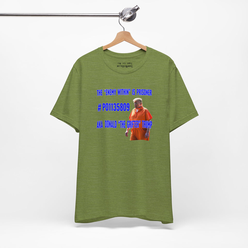 GRIFTER T-SHIRT/HEATHER GREEN