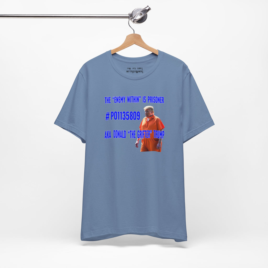 GRIFTER T-SHIRT/STEEL BLUE