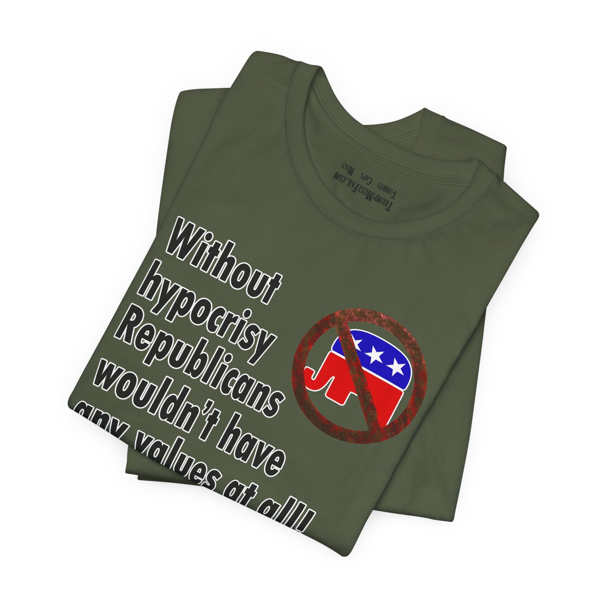 HYPOCRISY T-SHIRT/MILITARY GREEN