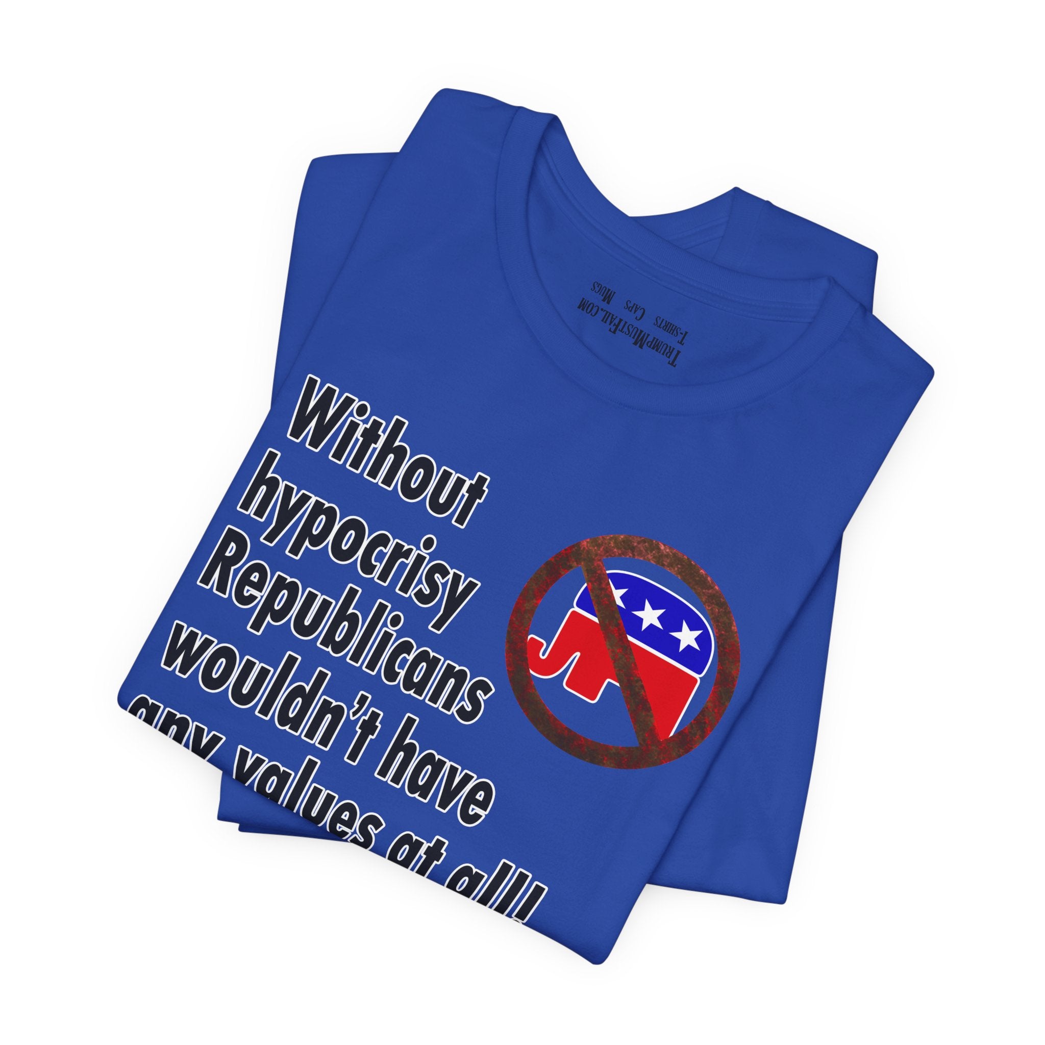 HYPOCRISY T-SHIRT/TRUE ROYAL