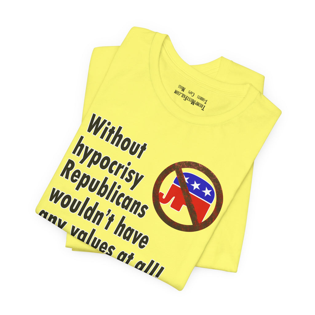 HYPOCRISY T-SHIRT/YELLOW