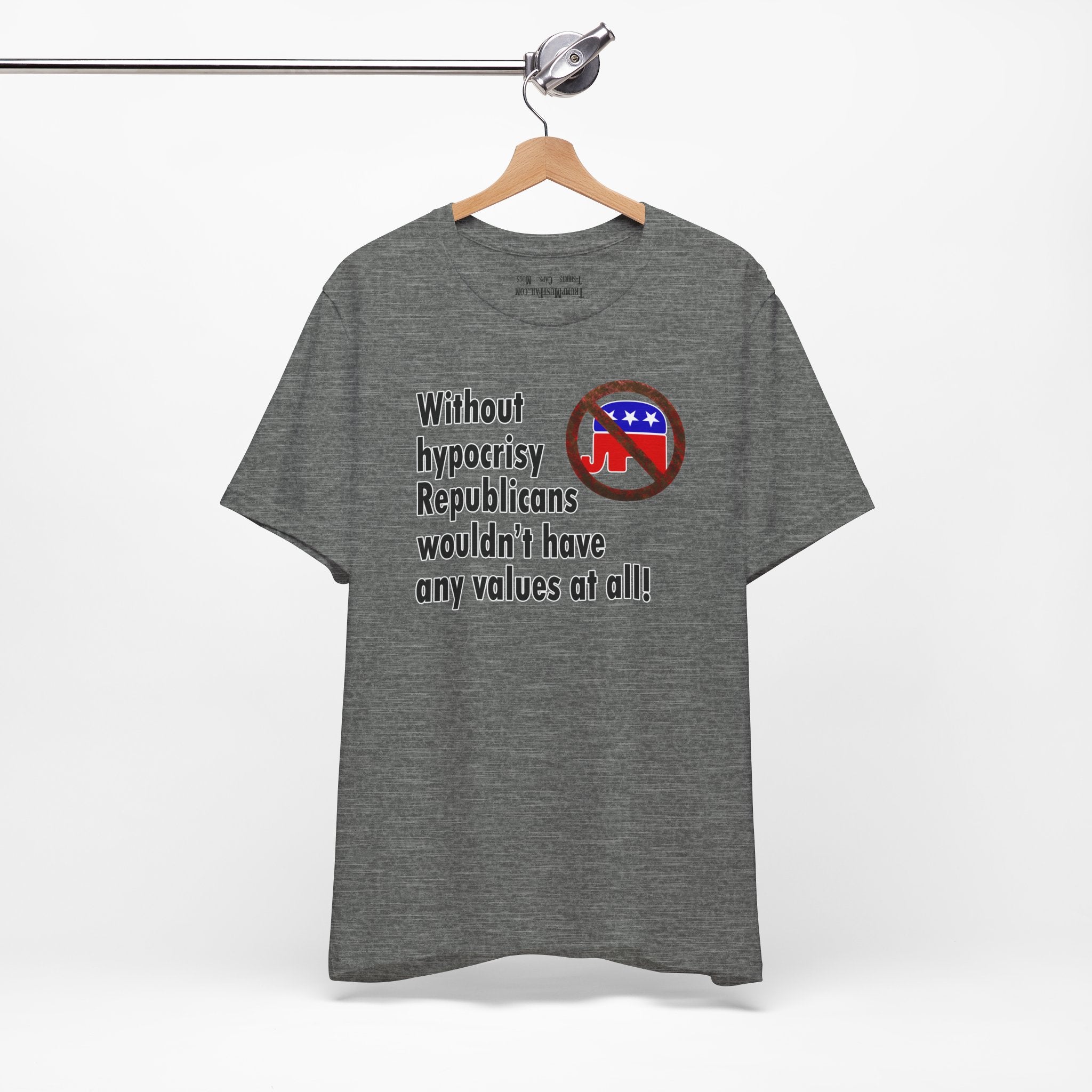 HYPOCRISY T-SHIRT/DEEP HEATHER