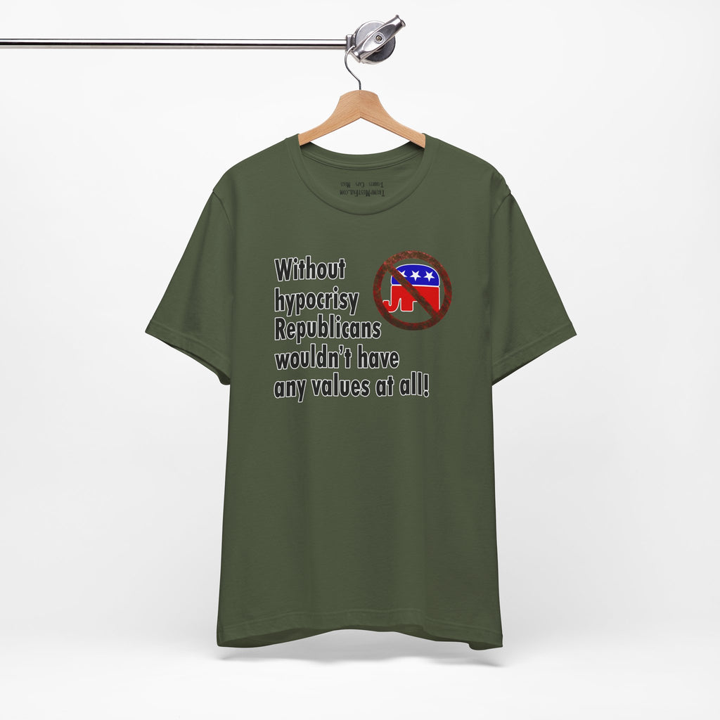 HYPOCRISY T-SHIRT/MILITARY GREEN