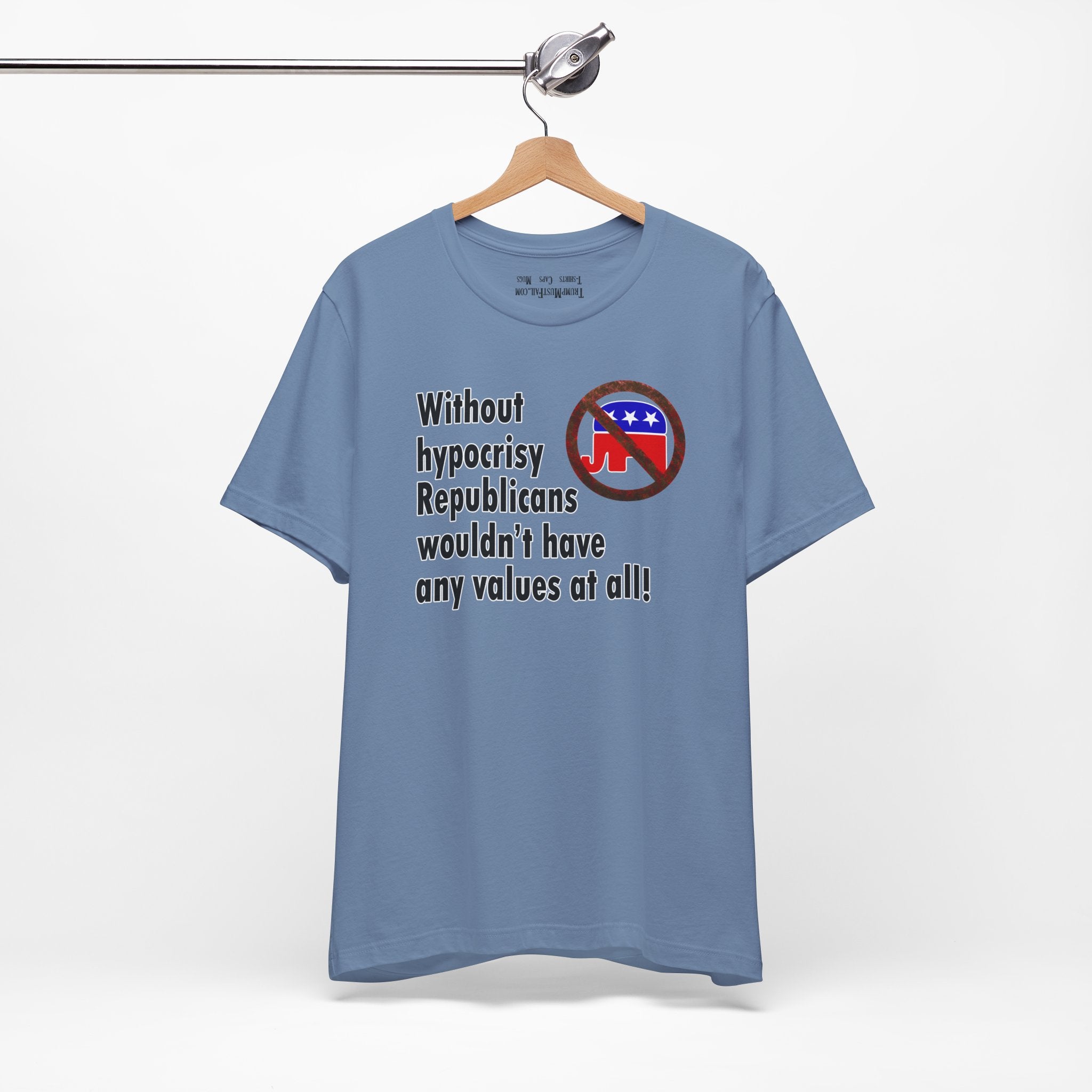 HYPOCRISY T-SHIRT/STEEL BLUE