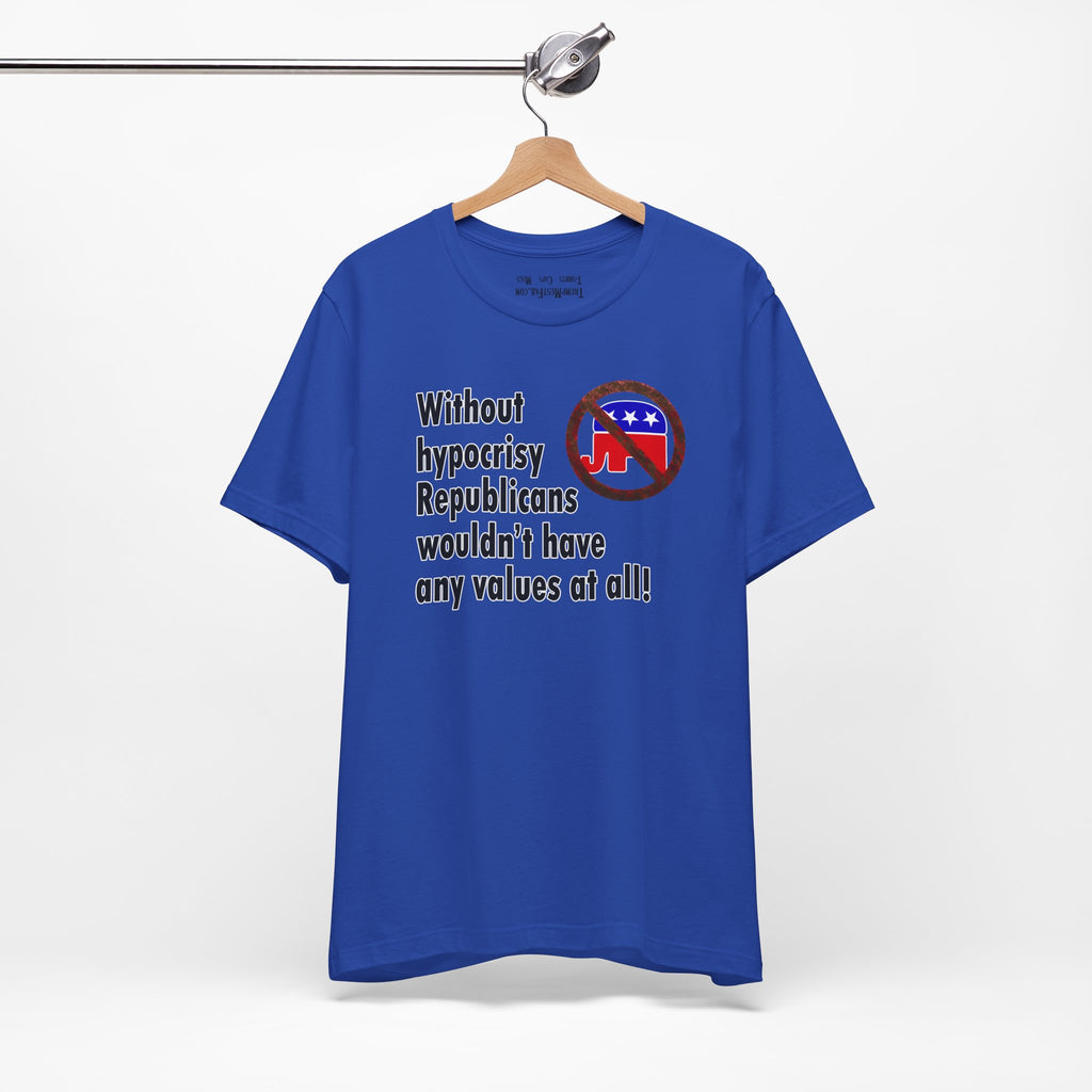 HYPOCRISY T-SHIRT/TRUE ROYAL