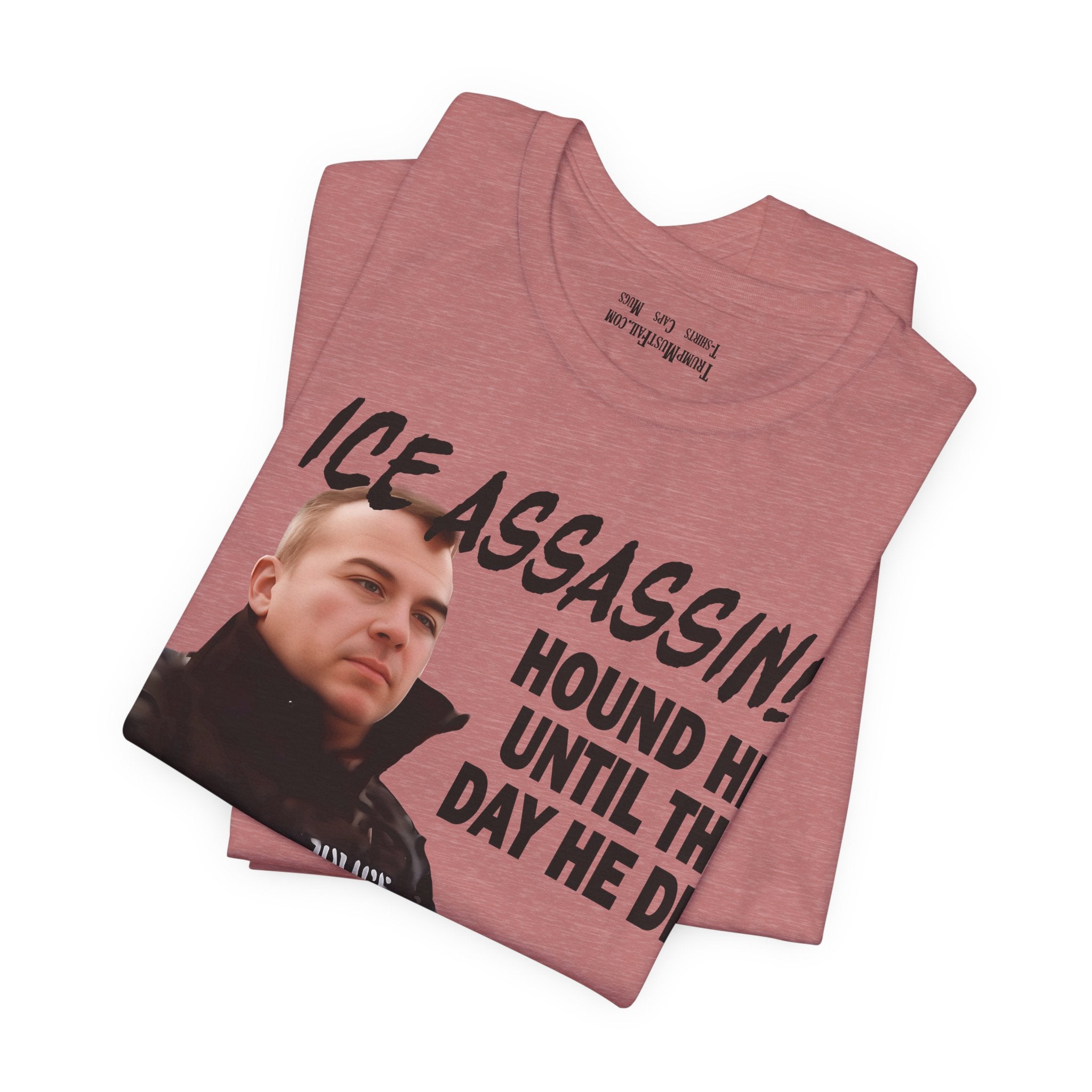 ICE ASSASSIN T-SHIRT/HEATHER MAUVE