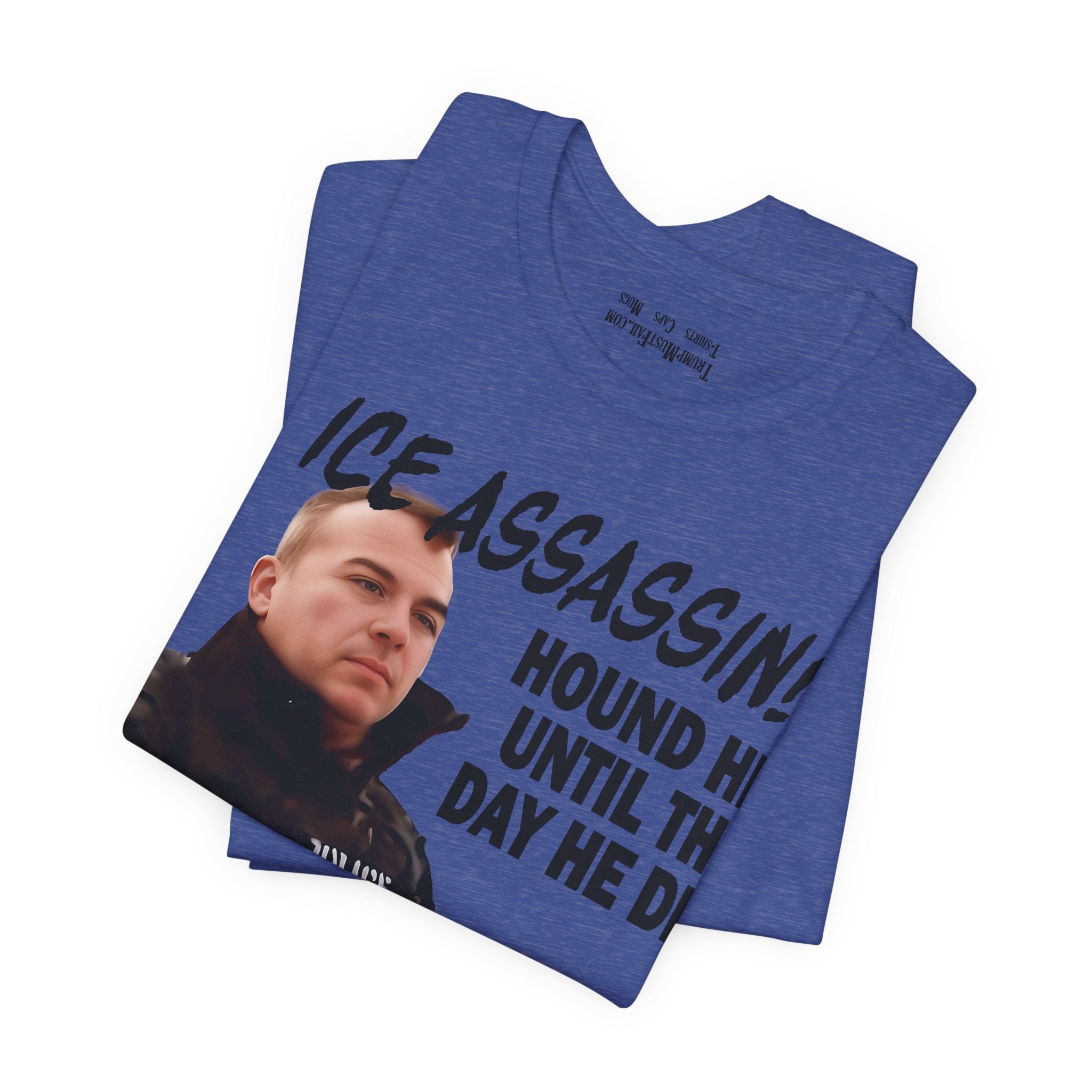 ICE ASSASSIN T-SHIRT/HEATHER TRUE ROYAL